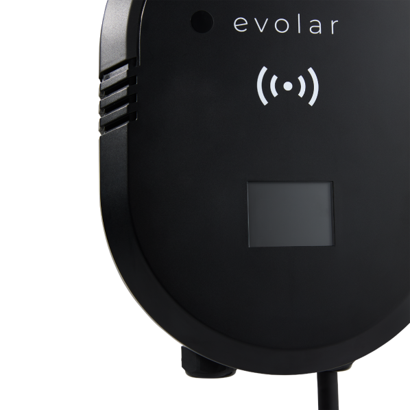 Evolar EV Charger laadpaal - 3-fase 11kW - Wifi + 5 meter kabel - Type 2 - Zwart
